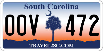 SC license plate OOV472