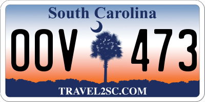 SC license plate OOV473