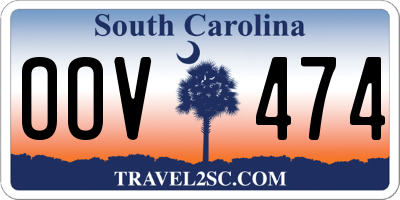 SC license plate OOV474
