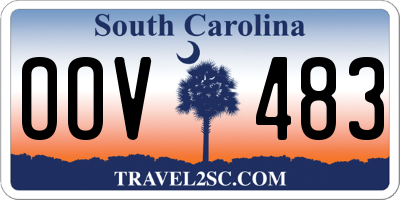 SC license plate OOV483