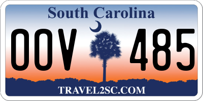 SC license plate OOV485