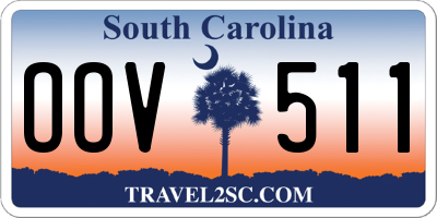 SC license plate OOV511