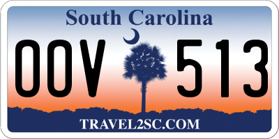 SC license plate OOV513