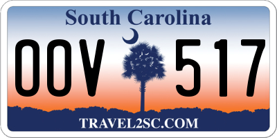 SC license plate OOV517
