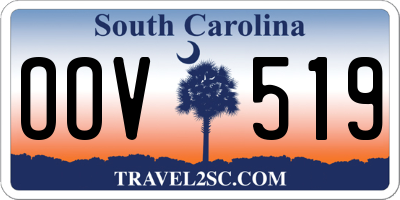SC license plate OOV519