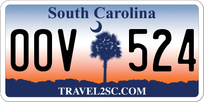SC license plate OOV524