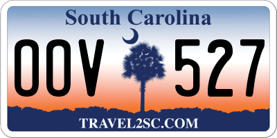 SC license plate OOV527