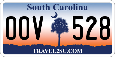SC license plate OOV528
