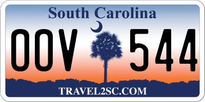 SC license plate OOV544