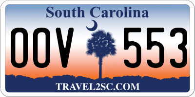 SC license plate OOV553