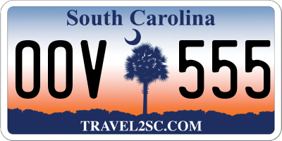 SC license plate OOV555