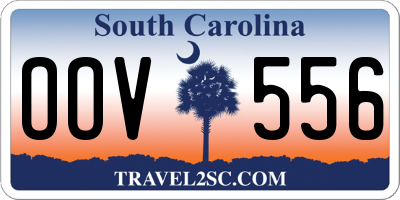 SC license plate OOV556