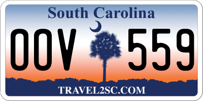 SC license plate OOV559