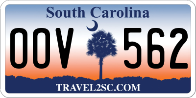 SC license plate OOV562