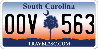 SC license plate OOV563