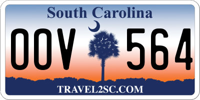 SC license plate OOV564