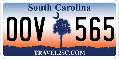 SC license plate OOV565