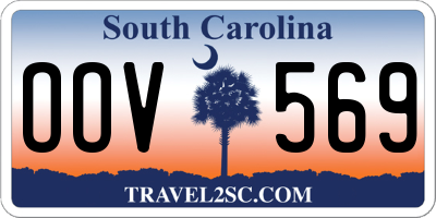 SC license plate OOV569