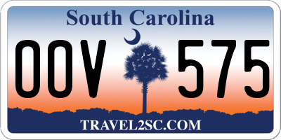 SC license plate OOV575