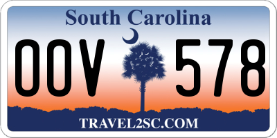 SC license plate OOV578