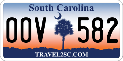 SC license plate OOV582