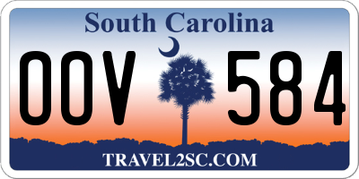 SC license plate OOV584