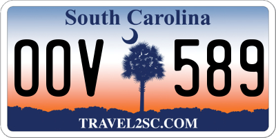 SC license plate OOV589