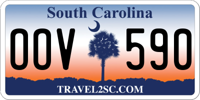 SC license plate OOV590