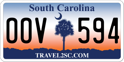 SC license plate OOV594