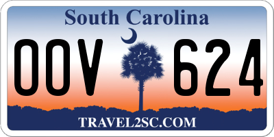 SC license plate OOV624
