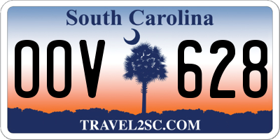 SC license plate OOV628
