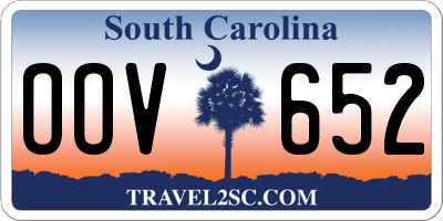 SC license plate OOV652