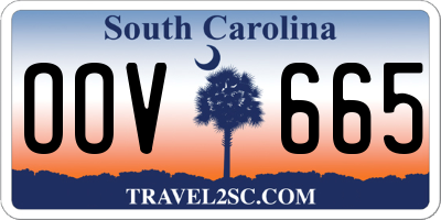 SC license plate OOV665