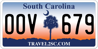 SC license plate OOV679