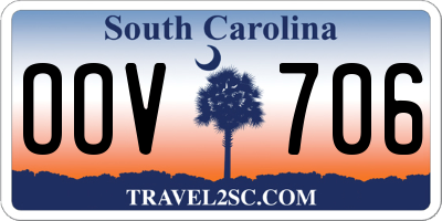 SC license plate OOV706