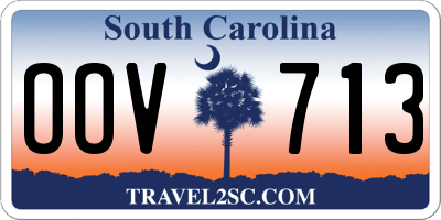 SC license plate OOV713