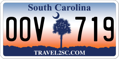 SC license plate OOV719