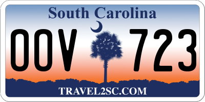 SC license plate OOV723