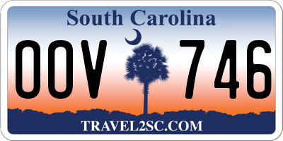 SC license plate OOV746