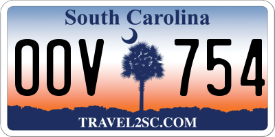SC license plate OOV754
