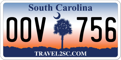 SC license plate OOV756