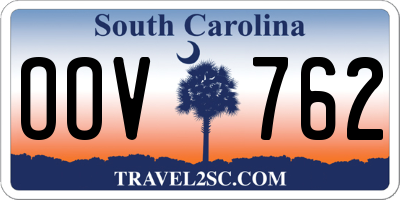 SC license plate OOV762