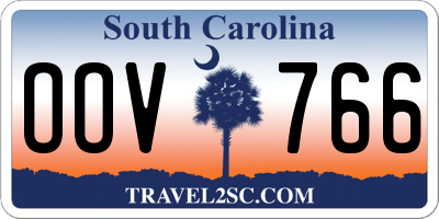 SC license plate OOV766
