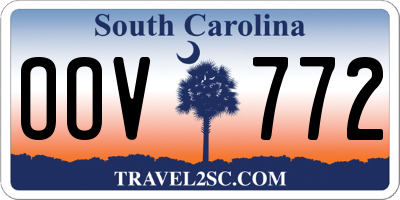 SC license plate OOV772