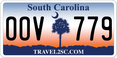 SC license plate OOV779