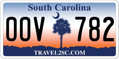 SC license plate OOV782