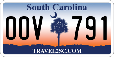 SC license plate OOV791