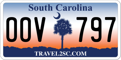 SC license plate OOV797