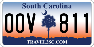 SC license plate OOV811