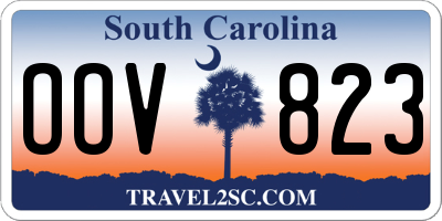 SC license plate OOV823